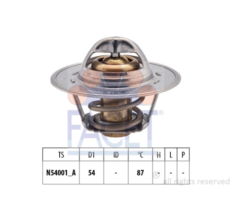 Thermostat, liqiuide de refroidissement Made in Italy - OE Equivalent