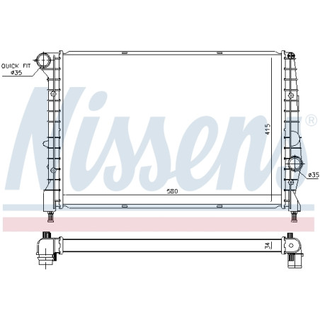 Radiateur, refroidissement du moteur