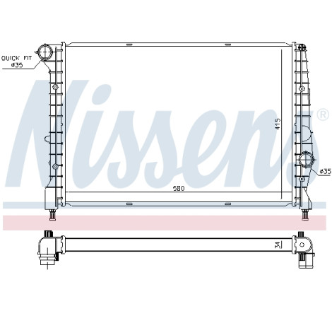 Radiateur, refroidissement du moteur