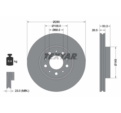 Disque de frein PRO