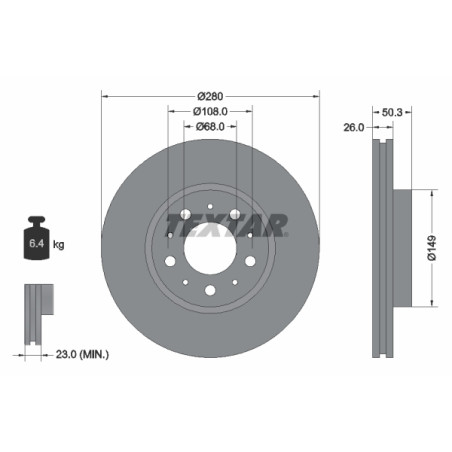 Disque de frein PRO