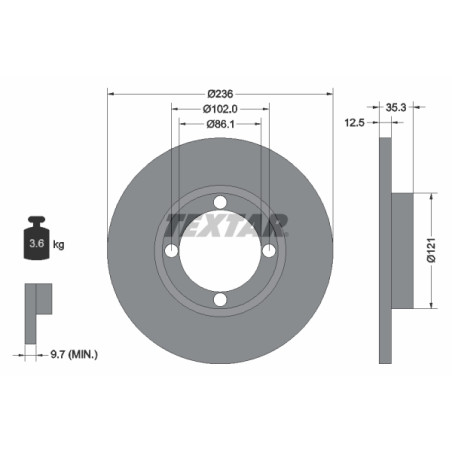 Disque de frein PRO