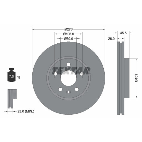 Disque de frein PRO