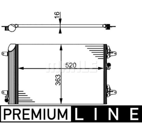 Condenseur, climatisation BEHR *** PREMIUM LINE ***