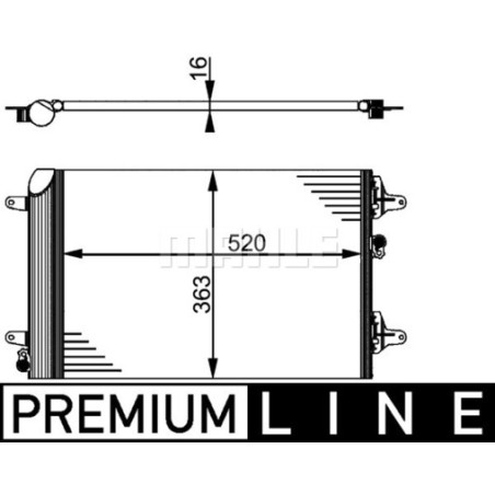 Condenseur, climatisation BEHR *** PREMIUM LINE ***