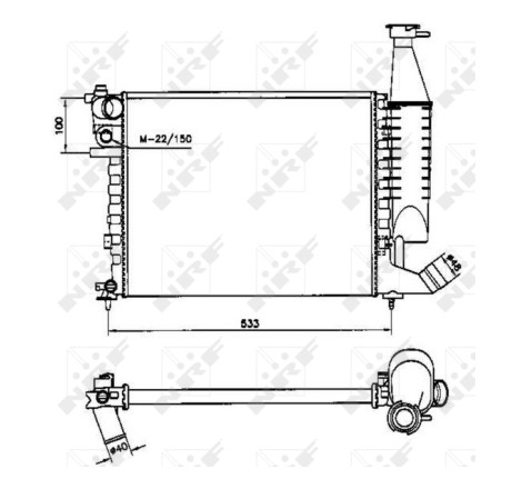 Radiateur, refroidissement du moteur