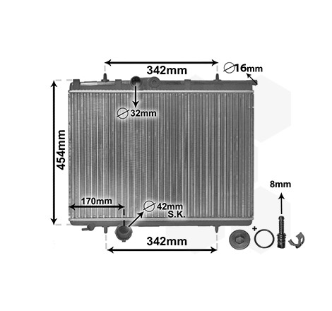 Radiateur, refroidissement du moteur *** IR PLUS ***