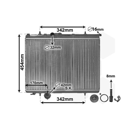 Radiateur, refroidissement du moteur *** IR PLUS ***