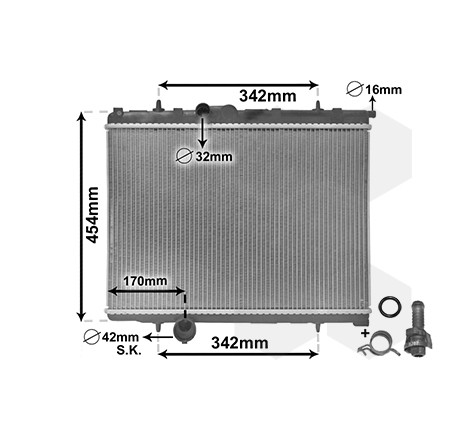 Radiateur, refroidissement du moteur *** IR PLUS ***