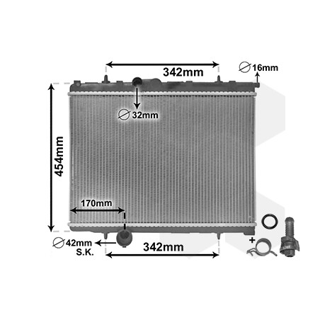 Radiateur, refroidissement du moteur *** IR PLUS ***