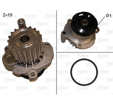 Pompe à eau, refroidissement du moteur