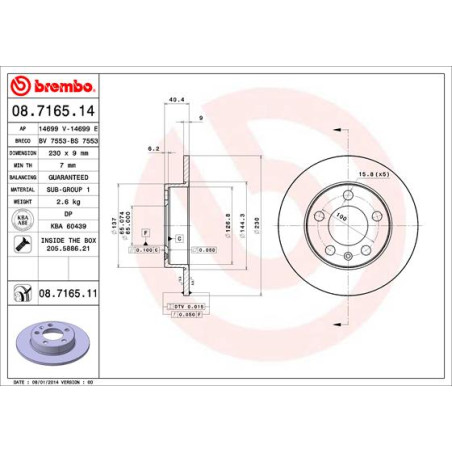 Disque de frein COATED DISC LINE