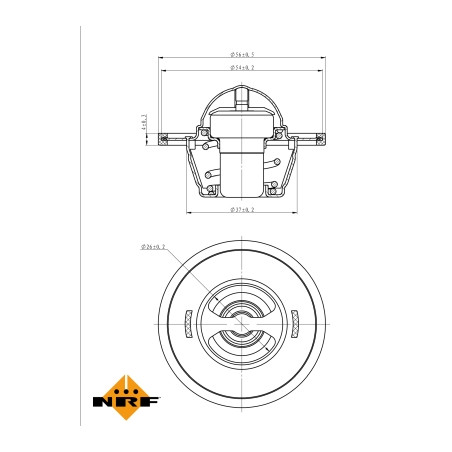 Thermostat, liqiuide de refroidissement EASY FIT