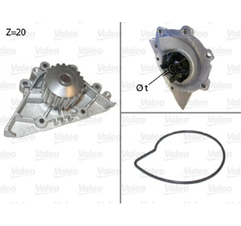 Pompe à eau, refroidissement du moteur