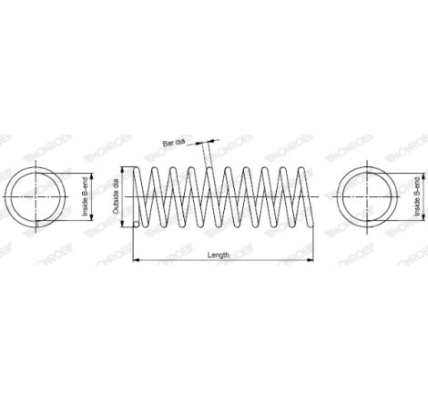 Ressort de suspension MONROE OESpectrum SPRINGS