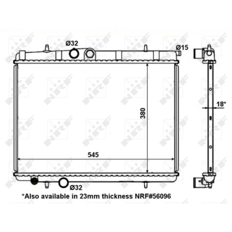 Radiateur, refroidissement du moteur EASY FIT