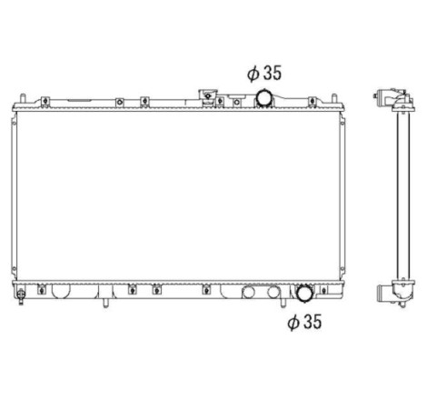 Radiateur, refroidissement du moteur