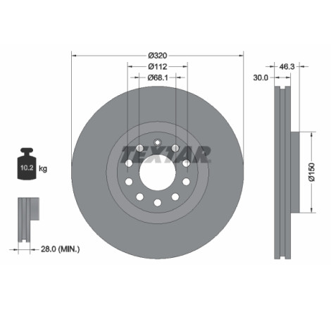 Disque de frein PRO+