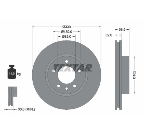 Disque de frein PRO+