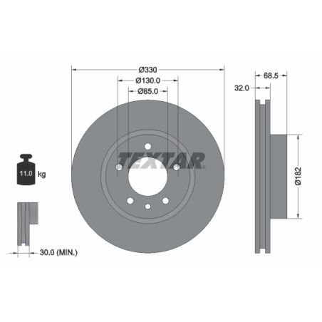 Disque de frein PRO+