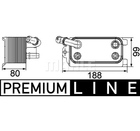 Radiateur d'huile de boîte automatique BEHR *** PREMIUM LINE ***