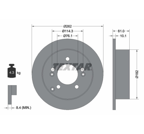 Disque de frein PRO