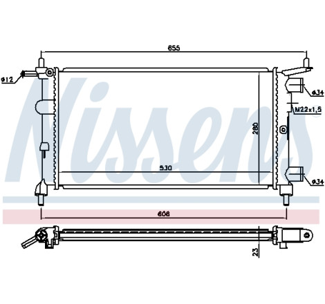 Radiateur, refroidissement du moteur