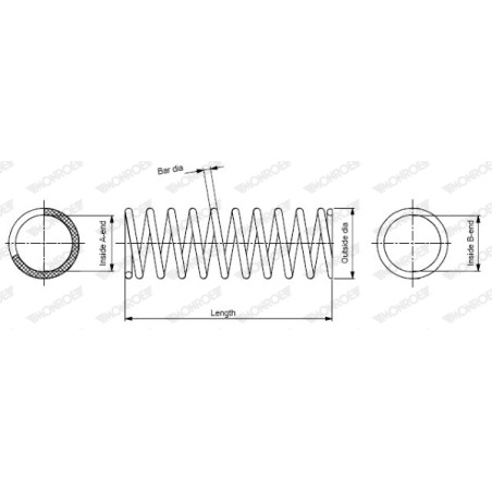 Ressort de suspension MONROE OESpectrum SPRINGS