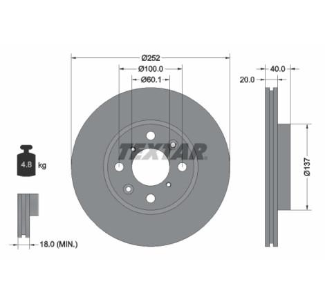 Disque de frein PRO