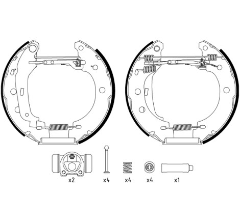 Jeu de mâchoires de frein Shoe Kit Pro