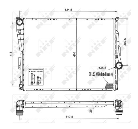 Radiateur, refroidissement du moteur