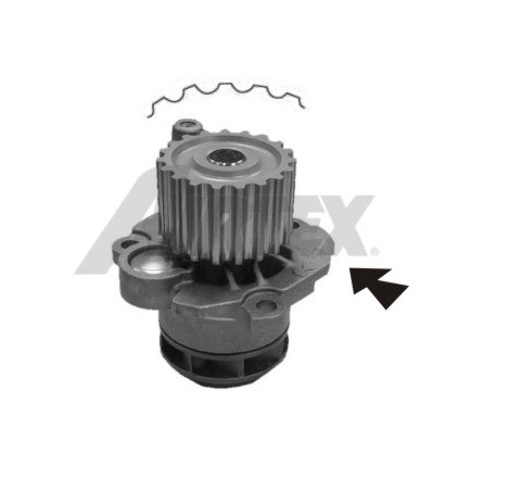 Pompe à eau, refroidissement du moteur