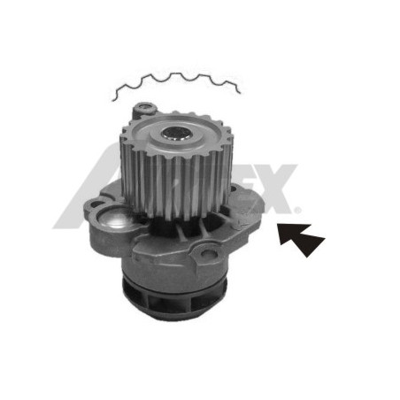 Pompe à eau, refroidissement du moteur